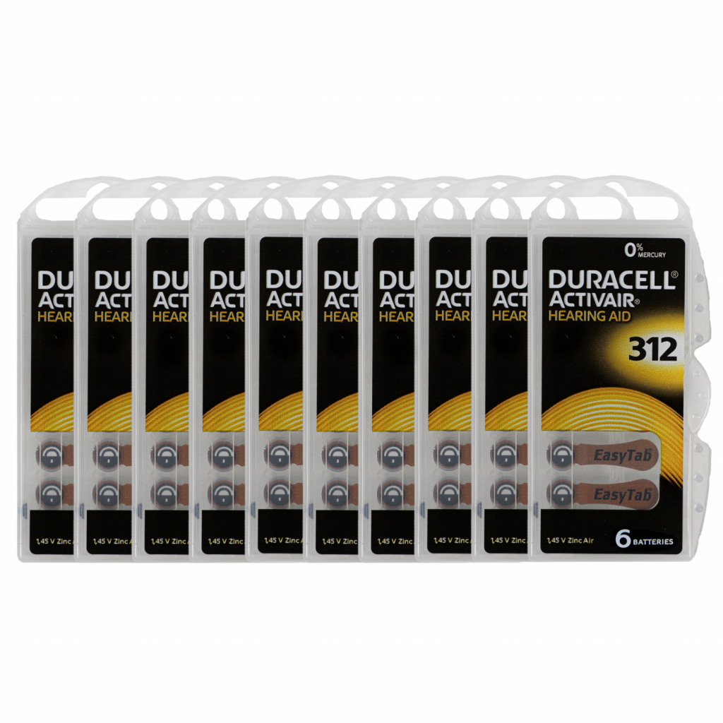 Duracell Hearing Aid Batteries Size Pack Of Strips