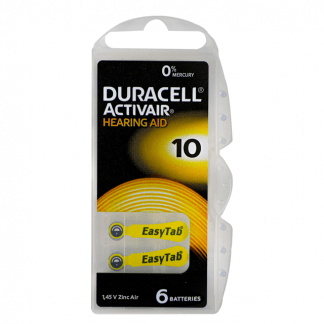 Duracell Siz2-10 Hearing Aid Battery 6 Batteries