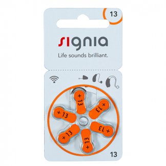 signia size 13 hearing aid battery