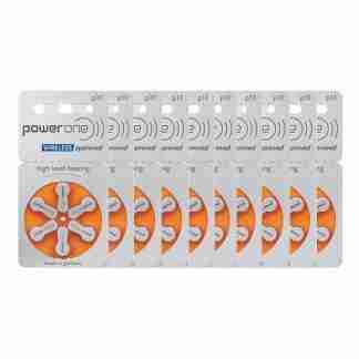 PowerOne P13 Hearing Aid Battery - 10 Strip Total 60 Battery