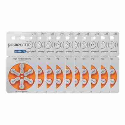 PowerOne P13 Hearing Aid Battery - 10 Strip Total 60 Battery